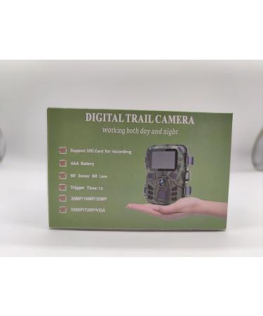 Mini Wild Camera 20MP 1080p HD - Night Vision Waterproof Wildlife Camera with 850nm IR LEDs & 32GB Memory Card for Outdoor Observation - Buy Online on GoSupps.com