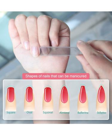 RedFlow Nano Glass Nail File and Foot File Set - Professional Manicure Kit for Natural Nails, Callus Removal & Dead Skin - 3 Piece Set - Buy Online on GoSupps.com