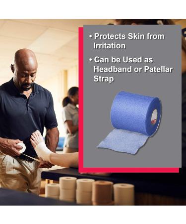Cramer Tape Underwrap - Athletic PreWrap for Ankle Support in Blue | 1 Roll - Buy Online on GoSupps.com