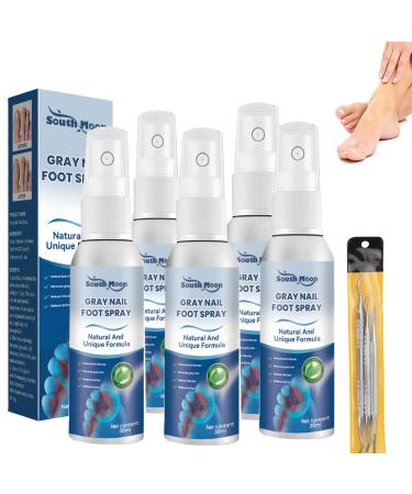Furzero Nail Fungus Foot Spray Furzero Athletes Foot Spray Athletes Foot Treatment Spray Effectively Relieve Foot Odor (5PCS)