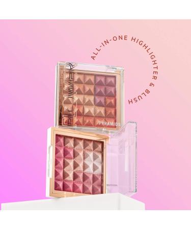 Flower Beauty Pyramid Pressed Pigments Highlighter and Blush - Peach Glow - Buy Online on GoSupps.com