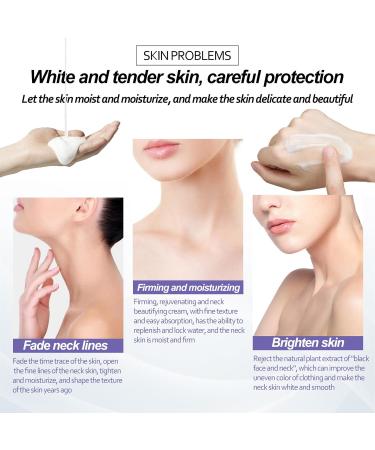 Neck Firming Anti Wrinkle Cream Skin Strengthen Tightening Cream Reduce Neckline Anti-Aging Lifting Sagging Moisturizer Repair Crepe Sagging for Neck - Buy Online on GoSupps.com