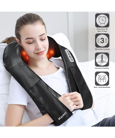 Electric Shiatsu Massager with Heat Neck Back & Shoulder Massage Device | Ideal Gift for Men & Women | International Shipping Available - Buy Online on GoSupps.com