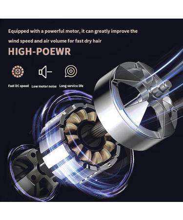 TIYETA Professional Ionic Salon Hair Dryer 4000W Blow Dryer Constant Temperature Low Noise Curly Hair Care Hairdryer Blowdryer Includes Diffuser and Concentrator Purple - Buy Online on GoSupps.com
