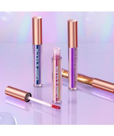 HOSAILY Chameleon Eyeshadow Set - 5 Colors Metallic Liquid Glitter Long Lasting Multi-Chrome Eye Makeup Holographic Shimmer 0.2 oz - Buy Online on GoSupps.com