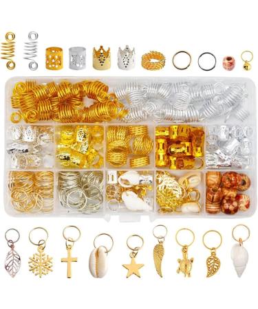 Beaupretty Hair Cuffs Hair Braids Beads 238 Pieces Dreadlocks Jewelry Dreadlocks Rings Hair Braids Bead Hair Extension Ring Braids Hair Accessories African Ornaments Beads for Hair Braids - Buy Online on GoSupps.com