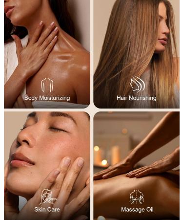 Yoken Fractionated Coconut Oil for Skin 16 Oz 100% Pure & Natural Liquid Coconut Oil Moisturizer for Hair Face Body Carrier Oil for Essential Oils Mixing Massage Hexane Free Unscented - Buy Online on GoSupps.com