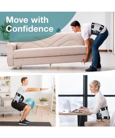 Lumbar Relief Brace for Men - Ultimate Sciatica Pain Relief & Effective Back Support - Size M (Waist 24-32 Inches) - Buy Online on GoSupps.com