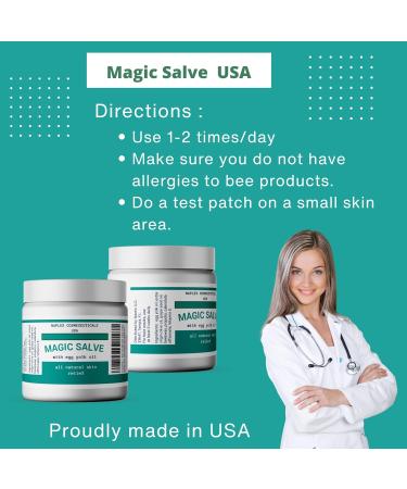 Magic Salve Beeswax & Propolis Balm for Painful Irritated Open Dry & Cracked Skin Cream Advanced Relief 2 Ounce (Pack of 1) - Buy Online on GoSupps.com