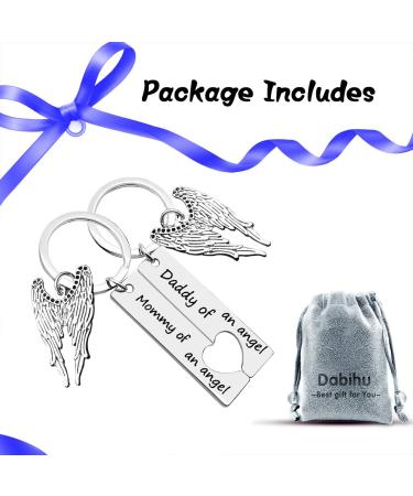 Dabihu Loss Memorial Keychain | Baby & Child Loss Keepsake for Infant Remembrance | Sympathy Gift - Buy Online on GoSupps.com