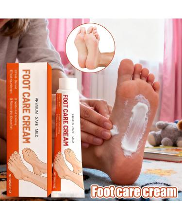 Dry Foot Cream | Non-Greasy Moisturizing Repair | Nourishing Heel Care Butter | for Cracked Feet Dead Skin Knees Elbows Body Night Day Travel Winter Men & Women - Buy Online on GoSupps.com