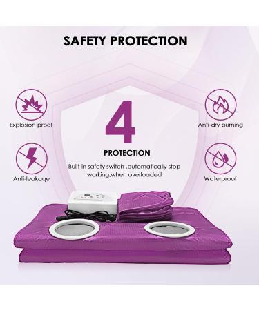 Buy HlieeeoSfcn Infrared Sauna Corner: 2-Zone Portable Heating Blanket with Remote Control | Professional Detox Therapy | International Shipping Available - Buy Online on GoSupps.com
