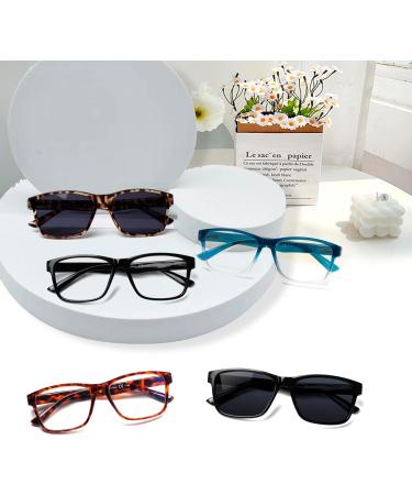 5 Pack Blue Light Blocking Reading Glasses - Spring Hinge Eyeglasses for Men & Women - Stylish 0.75x Readers & Sunglasses - International Shipping Available - Buy Online on GoSupps.com