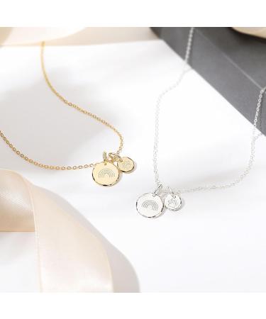 HOPE LOVE SHINE Rainbow Bridge Pet Memorial Necklace - Dog Sympathy Gifts Loss of Pet Cat Memorial Jewelry for Women & Men - Dog Dad & Dog Mom Necklace for Death of a Pet - Cat & Dog Memorial Gifts SILVER - Buy Online on GoSupps.com