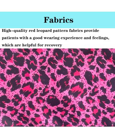Leopard Arm Sling for Shoulder & Elbow Injury - Support Brace for Adults & Teens - Red Leopard Print - Buy Online on GoSupps.com