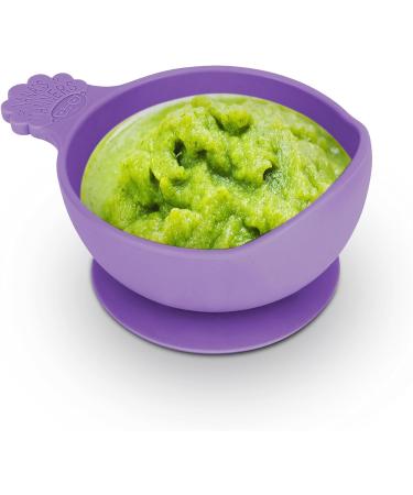 Nana's Manners Stage 1 Suction Bowl Set for Babies Aged 4 Months Plus - Weaning Bowl for Infant Kids - Purple - Buy Online on GoSupps.com