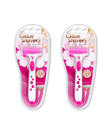 Dorco Foot Callus Remover Shaver, Disposable Pedicure Tool for Foot Care, Remove Hard Skin on Dry Callus (2 Pack) Callus Shaver-2pk