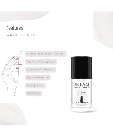 INLAQ HEMA Free Acid Primer for Gel Nails 7ml - Acid Primer Bonding Agent Gel Nails Acrylic Nails Nail Primer - Nail Primer Bonder Base Coat - Buy Online on GoSupps.com
