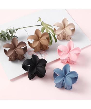 Shop 6 Elegant Flower Hair Clips for Women Stylish Accessories for Thick Hair in 6 Colors | Perfect Gift for Girls - Buy Online on GoSupps.com