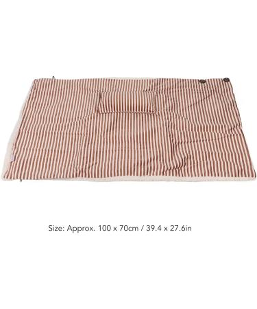 Buy Electrically Heated Scarf - 3-Speed Temperature Control & Soft Plush Warmth for Home Office - Brown - Buy Online on GoSupps.com