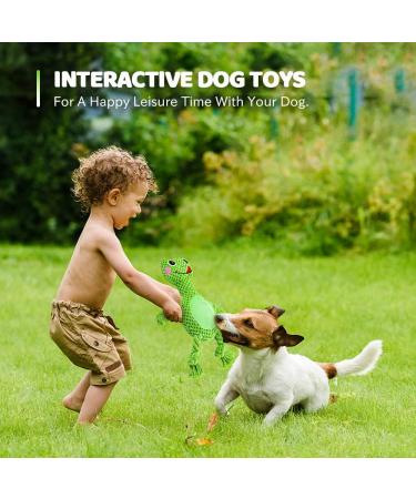 QKFON Plush Dog Toys - Squeaky Interactive Toys for Small to Large Dogs | Quality Pedagogical Stuffed Playthings - Buy Online on GoSupps.com