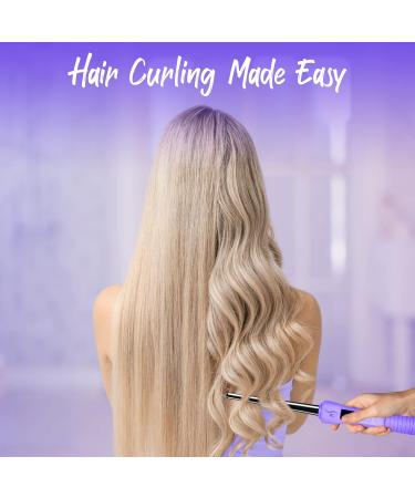 HerStyler Baby Curls Mini Curling Iron | 9mm-13mm Tapered Barrel | Dual Voltage Thin Curling Wand for Perfect Curls | International Shipping Available - Buy Online on GoSupps.com