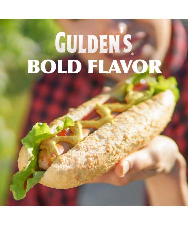 Gulden's Spicy Brown Mustard 12 Oz - Tangy and Bold Mustard Flavor - Buy Online on GoSupps.com