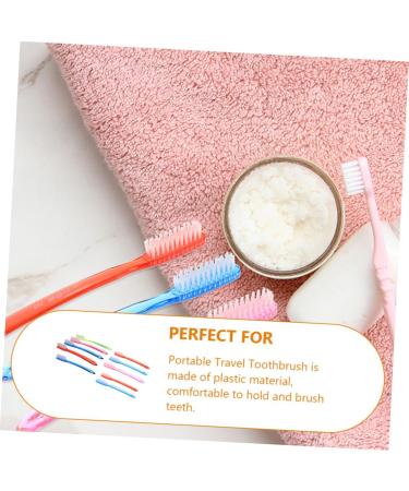 Magiclulu 10-Piece Super-Hard Bristle Toothbrush Set | Large Manual Toothbrushes for Deep Cleaning | Durable Plastic Small Teeth Cleaning Brushes - Buy Online on GoSupps.com