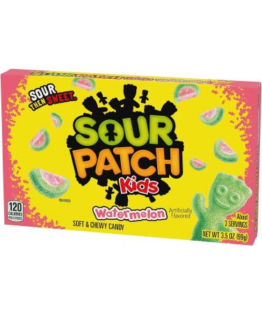 Sour Sweets Kids American Theatre Pack Set of 6X99g Watermelon Extreme & Original (297g) Boxed Treatz - Buy Online on GoSupps.com