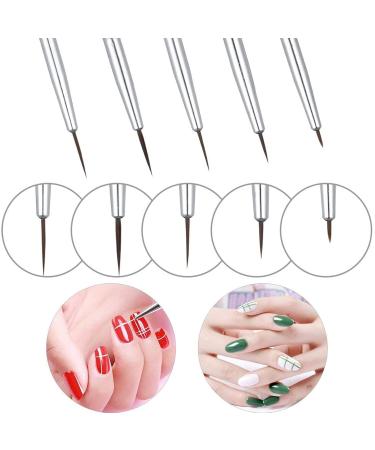7pcs Double Ended Nail Art Pens - Dotting & Liner Brushes for Creative Nail Design - International Shipping - Buy Online on GoSupps.com