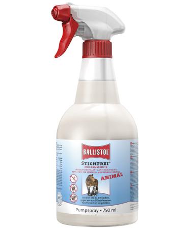 BALLISTOL 26788 Stichfrei Animal 750ml Spray Animal protection insect spray 8h protection against mosquitoes horseflies flies ticks
