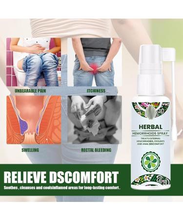 Herbal Hemorrhoid Spray Protection Contre Les H morro des Soulage Les D mangeaisons Les Br lures Et L'inconfort Naturel V g talien Et Sans Cruaut (02) - Buy Online on GoSupps.com