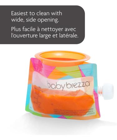 Baby Brezza Reusable Easy-Fill Pouch System - Buy Online on GoSupps.com