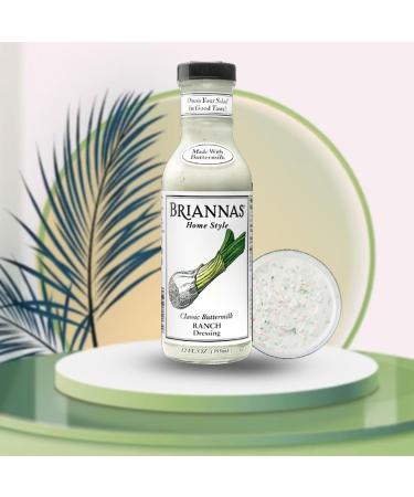 Brianna's Salad Dressing Pick N Mix - Choose From 6+ Flavours | American Creamy Balsamic Caesar Blue Cheese Dijon Honey Mustard Ranch More - Pack of 2 X 355ml - Buy Online on GoSupps.com