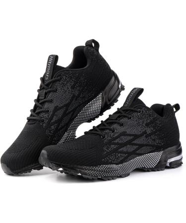 Anokar Breathable Running Shoes for Men & Women | Lightweight Sports Sneakers for Jogging & Walking - Available in Black Blue Gray Red (EU Sizes 39-48) - Buy Online on GoSupps.com