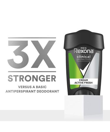 Rexona Men Clinical Protection Antiperspirant Deodorant Cream 45ml - Sweat-proof Confidence - Buy Online on GoSupps.com