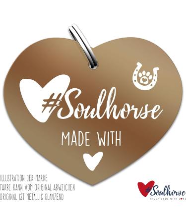 Soulhorse Pendant - Lucky Horse & Pony Talisman | Heart Bridle Key Ring for Animals & Humans - Guardian Angel in Bronze - Buy Online on GoSupps.com