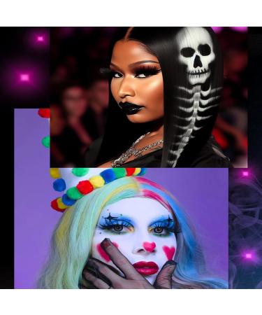 Purple Washable Face and Body Paint | Long-lasting Waterproof Makeup for Halloween Cosplay and Clowns - Full Coverage Cream for Adults & Kids - Buy Online on GoSupps.com