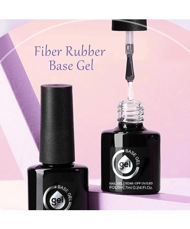 Strengthening Fiber Repair Gel 7ml X 3 Base Gel For Fiber Strength | Broken Nail Filler Repair For Outdoor Improvement Dry Care - Buy Online on GoSupps.com