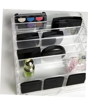 Housoutil 2 sets Display Acrylic Rack Cosmetics Cosmetic Eyeshadow Multipurpose Eye Air Storage Seven-grid 24.2X23.5X7CMx2pcs Transparentx2pcs - Buy Online on GoSupps.com