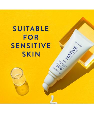 Native Sunscreen SPF 30 Zinc Oxide Dermatologist Tested Suitable for Sensitive Skin & Hawaii Compliant 5 Ounces | Unscented Sun Protection Lotion Lightweight & Smooth Unscented 5 oz 5 Fl Oz (Pack of 1) - Buy Online on GoSupps.com