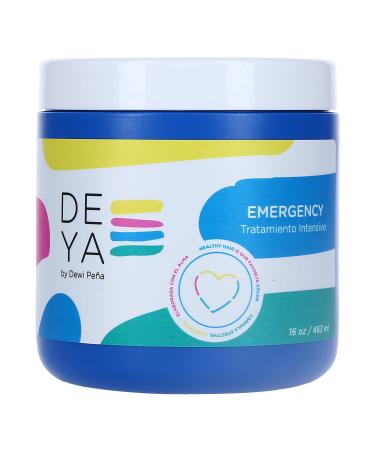DEYA Emergencia Reparadora Hidratante- Hydrating Protein Repair Emergency Mask with Argan  Olive  Macadamia and Avocado Oils. 16 OZ