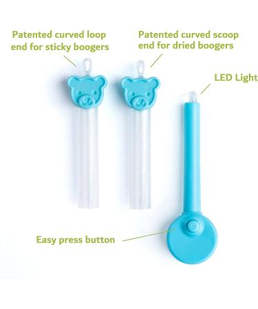 Oogiebear Brite: Safe Baby Nose Cleaner & Ear Wax Tool with LED Light - Perfect for Newborns & Toddlers - Buy Online on GoSupps.com