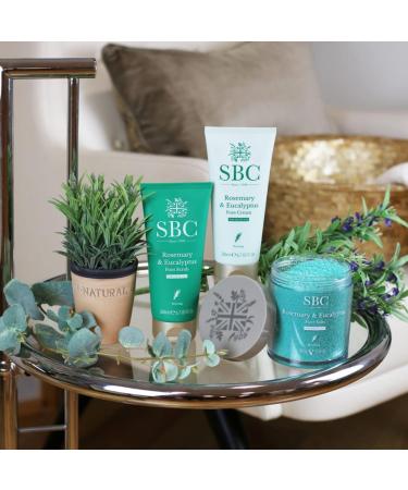 SBC Skincare Foot Cream for Dry & Cracked Feet - Rosemary & Eucalyptus 200ml - Nourish & Moisturize - Buy Internationally - Buy Online on GoSupps.com
