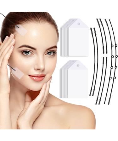 Face Lift Tape Invisible  Ultra-thin Face Tape Lifting Instant Face Neck Tape Lifting Invisible for Wrinkles and Saggy Skin  Facelift Tape for Face Neck Invisible with 60pcs Bands and 8pcs Strings