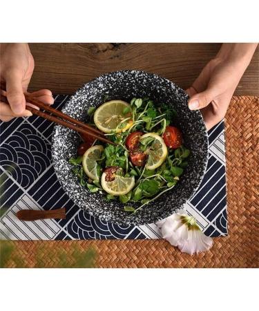 Accessories Kitchen Pantryware Multi Purpose/Salad Serveware serving bowls Mixing bowlLarge Soup Ramen Noodle Bowl Retro Fruit Salad Vegetable Bowl Serve Mixing Bowl Creative Personality Retro Ceramic OneSize - Buy Online on GoSupps.com