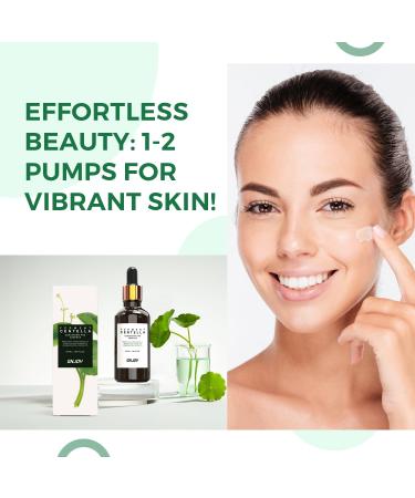 GNJOY Centella Serum, Face Hydrating Fermented Centella Asiatica Serum, Soothing, Barrier Repair, Firming, Revitalize Glowing Centella Ampoule Facial Moisturizer with Ceramide NP, for All Skin (50ml) - Buy Online on GoSupps.com