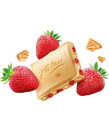  Kalev Kalev Set of 9 White Chocolates with Biscuits and Strawberries 100g - Buy Online on GoSupps.com