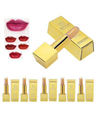 Sparkle Lipstick Goldbar Design - Waterproof Moisturizing & Durable Lip Color | Perfect Make-Up Gift (3.5g) - Buy Online on GoSupps.com