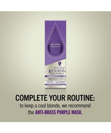 Schwarzkopf Keratin Blonde Hair Dye - Platinum Blonde 001 Ultra Lightening Kit Enriched with Keratin for Up to 9 Levels of Lift - 7.1 Fl Oz - Buy Online on GoSupps.com